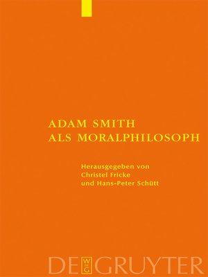 cover image of Adam Smith als Moralphilosoph